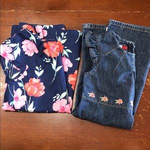 2pc Bundle Dress Tommy Hilfiger Sz5 & Carter’s Sz6